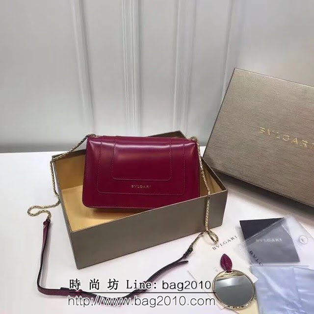 BVLGARI寶格麗 專櫃新款 蛇頭扣環 單層蛇頭包 鏈條單肩斜挎包 B39174 FYD1325